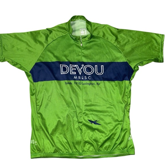 ATAC SPORTSWEAR Other - ATAC Men’s 3XL Devou Cycling Jersey Green Bike Shirt Moisture-Wicking